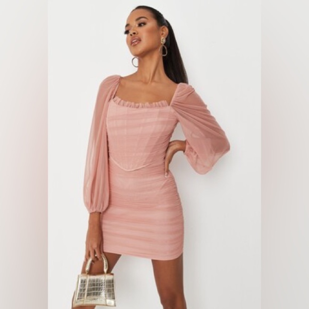 Missguided Petitie Dress - pink